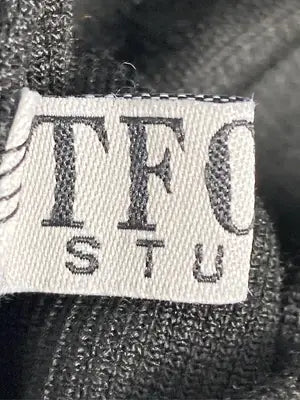TF008/Tシャツ/カットソー/トップス/ブラック