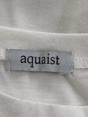aquaist/アクアイスト/Tシャツ/カットソー/トップス/ホワイト/M