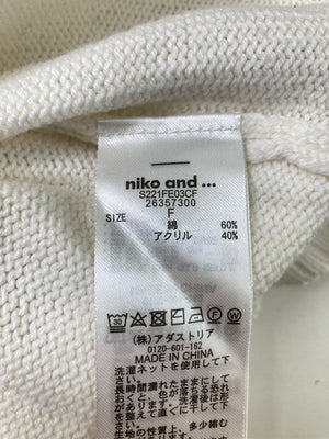 niko and .../ニコアンド/ニット/セーター/トップス/ホワイト/F