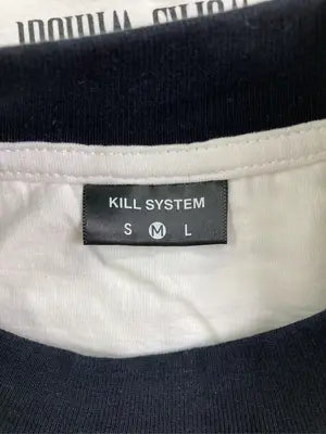 KILL SYSTEM/Tシャツ/カットソー/トップス/ホワイト/M