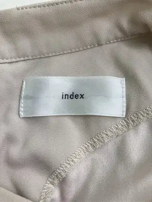 index/インデックス/ワンピース/ワンピース/ドレス/ベージュ/M