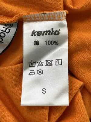 kemio/Tシャツ/カットソー/トップス/オレンジ/S