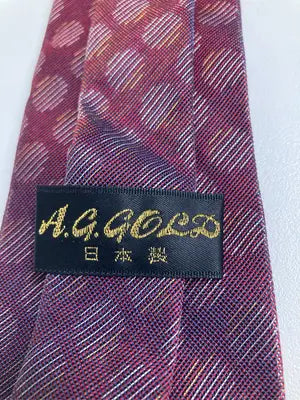 A.G.GOLD/ネクタイ/ファッション雑貨/レッド