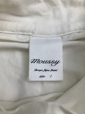MOUSSY/マウジー/Tシャツ/カットソー/トップス/ホワイト/1