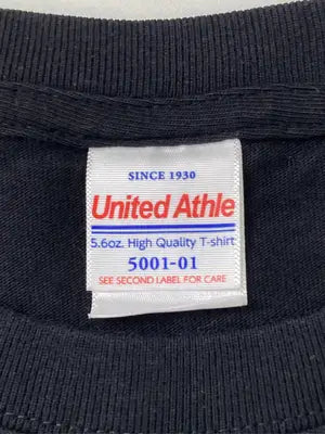 United Athle/ユナイテッドアスレ/Tシャツ/カットソー/トップス/ブラック