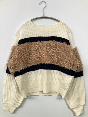 RETRO GIRL/レトロガール/ニット/セーター/トップス/ホワイト/M