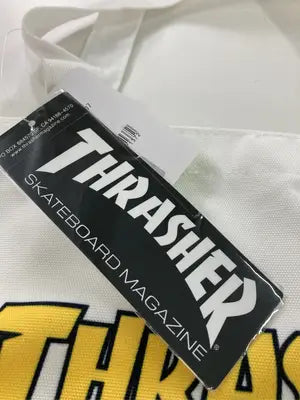 THRASHER/スラッシャー/トートバッグ/バッグ/ホワイト