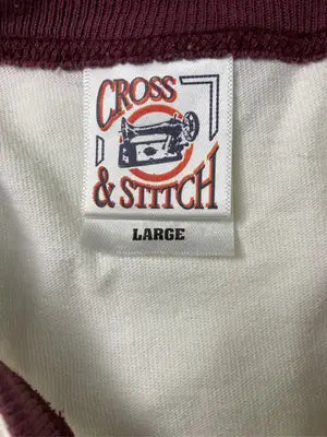 cross&stttch/Tシャツ/カットソー/トップス/ホワイト/LARGE
