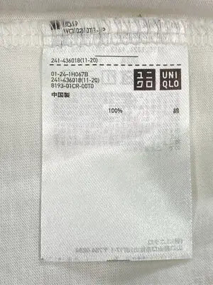 UNIQLO/ユニクロ/Tシャツ/カットソー/トップス/ホワイト/M