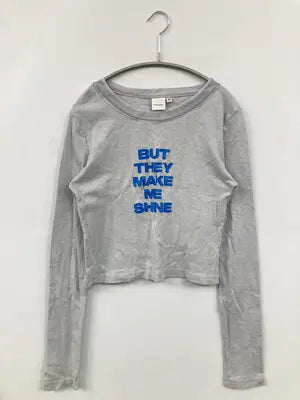 MOUSSY/マウジー/Tシャツ/カットソー/トップス/グレー/F