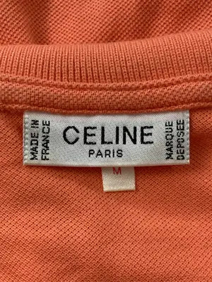 CELINE/セリーヌ/ポロシャツ/トップス/オレンジ/M