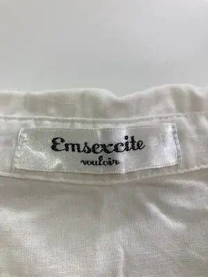 Emsexcite/エムズエキサイト/シャツ/ブラウス/トップス/ホワイト