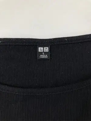 UNIQLO/ユニクロ/タンクトップ/トップス/ブラック/L