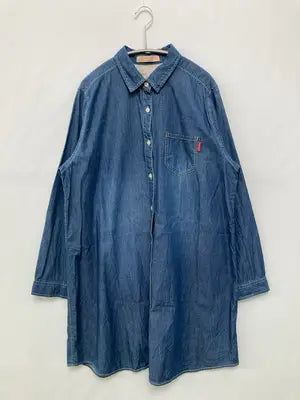 OLIVE des OLIVE/オリーブデオリーブ/シャツワンピース/ワンピース/ドレス/ブルー/4L
