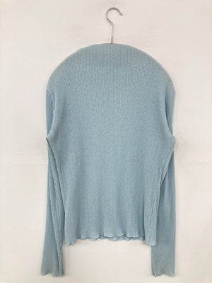 sly/スライ/ニット/セーター/トップス/スカイブルー/1