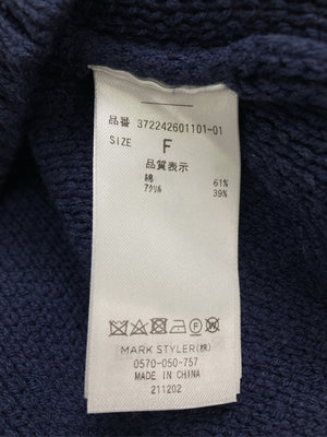 Evris/エヴリス/ニット/セーター/トップス/ネイビー/F