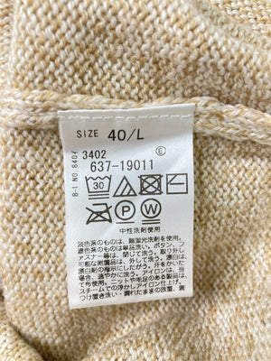 OPAQUE.CLIP/オペークドットクリップ/ニット/セーター/トップス/ベージュ/L