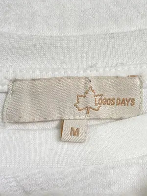 LOGOS DAYS/ロゴスデイズ/Tシャツ/カットソー/トップス/ホワイト/M