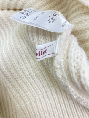 mily bilet/ニット/セーター/トップス/アイボリー/L