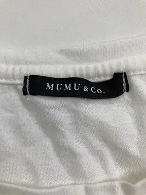 MUMU&Co/ムムアンドコー/Tシャツ/カットソー/トップス/ホワイト/LL