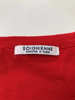 SOIGNIENNE/Tシャツ/カットソー/トップス/レッド/L