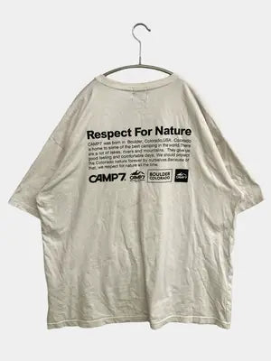 CAMP7/キャンプセブン/Tシャツ/カットソー/トップス/ホワイト/L
