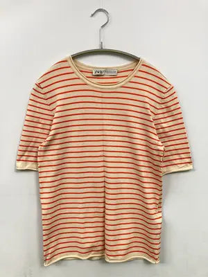 ZARA/ザラ/Tシャツ/カットソー/トップス/オレンジ/M