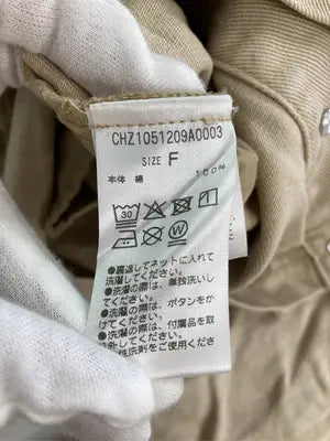 Chico/チコ/シャツワンピース/ワンピース/ドレス/ベージュ/F