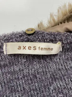 axes femme/アクシーズファム/カーディガン/ボレロ/トップス/グレー/M
