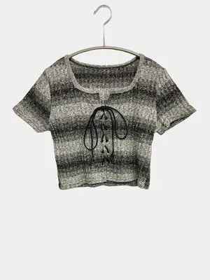 Tシャツ/カットソー/トップス/グレー/F