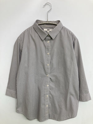UNIQLO/ユニクロ/シャツ/ブラウス/トップス/ネイビー/M