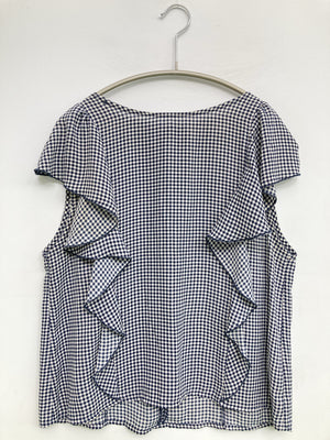 emsexcite/エムズエキサイト/ノースリーブ/トップス/ブルー/M