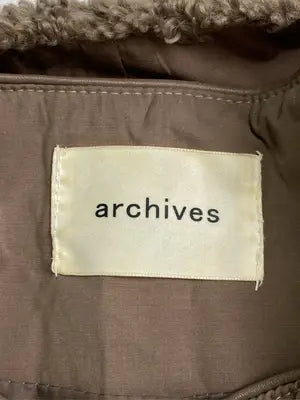 archives/アルシーヴ/ブルゾン/ジャケット/アウター/ブラウン/F
