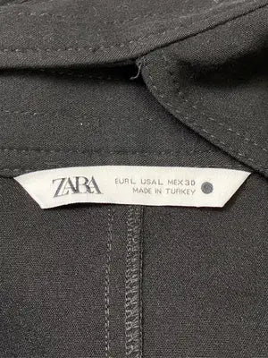 ZARA/ザラ/ミモレ/半端丈スカート/スカート/ブラック/USA L
