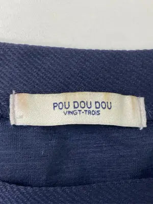 pou dou dou/プードゥドゥ/Tシャツ/カットソー/トップス/ネイビー/M