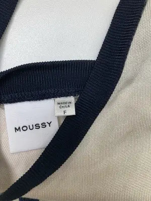 MOUSSY/マウジー/タンクトップ/トップス/ベージュ/F
