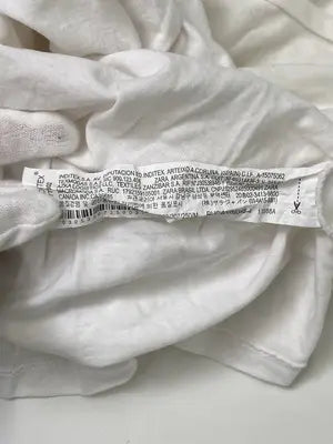 ZARA/ザラ/Tシャツ/カットソー/トップス/ホワイト/USA M