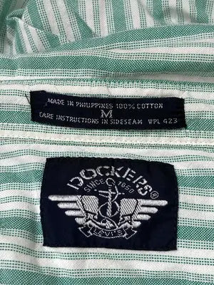 DOCKERS/ドッカーズ/シャツ/ブラウス/トップス/グリーン/M