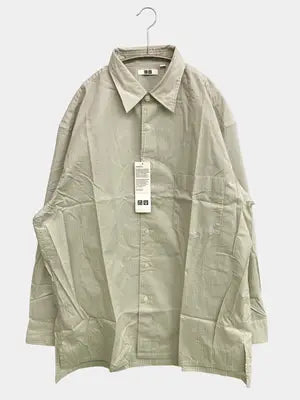 UNIQLO/ユニクロ/シャツ/ブラウス/トップス/ベージュ/L