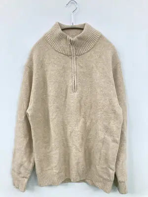 UNIQLO/ユニクロ/ニット/セーター/トップス/ベージュ/L