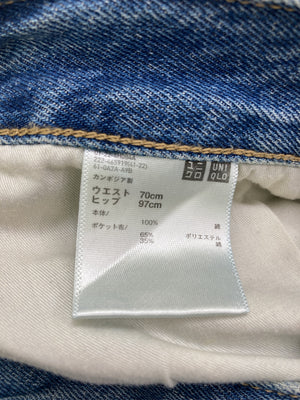 UNIQLO/ユニクロ/デニムスカート/スカート/ブルー/ウエスト70cm　ヒップ97cm