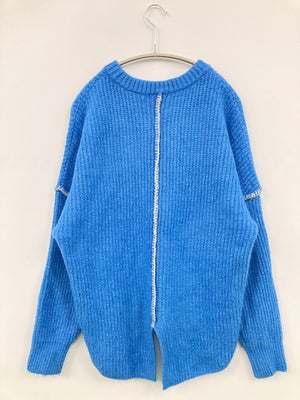 earth music&ecology/アースミュージックアンドエコロジー/ニット/セーター/トップス/ブルー/F