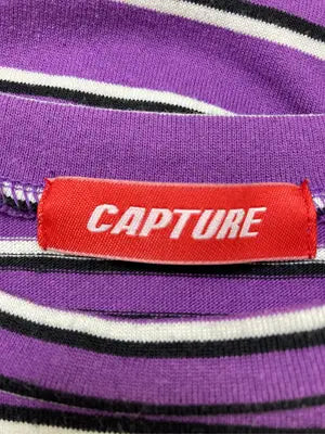 CAPTURE/キャプチャー/Tシャツ/カットソー/トップス/パープル/M