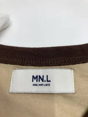 MN.L/エムエヌエル/Tシャツ/カットソー/トップス/ベージュ/F