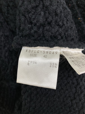 a.v.v/アーヴェヴェ/ニット/セーター/トップス/ブラック/42