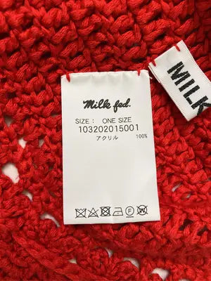 MILK FED./ミルクフェド/アンサンブル/トップス/レッド/ONE