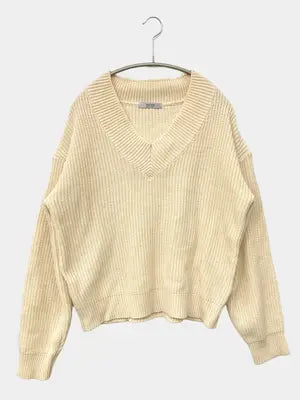 YELLOW/イエロー/ニット/セーター/トップス/アイボリー