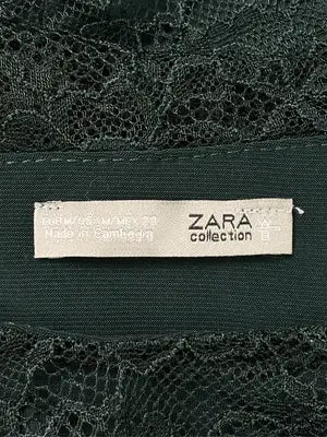 ZARA/ザラ/シャツ/ブラウス/トップス/グリーン/USA M