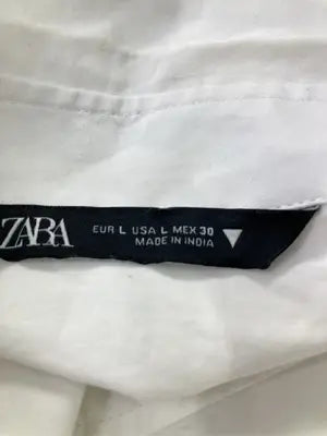 ZARA/ザラ/シャツ/ブラウス/トップス/ホワイト/L