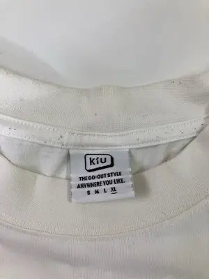Kiu/キウ/Tシャツ/カットソー/トップス/ホワイト/XL